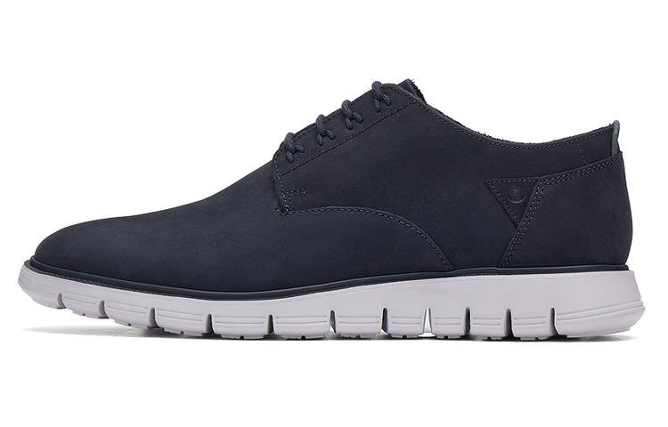 Clarks Cow Leather Casual Leather Shoes Men's Marine Blue