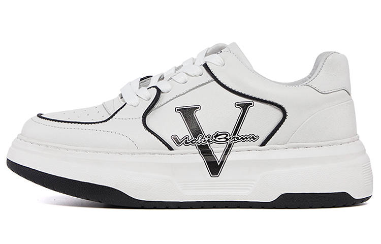 VICKI BROWN Cow Leather Stylish Skateboarding Shoes Men's
