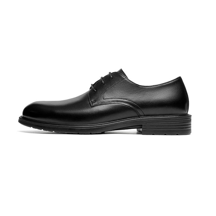 RED DRAGONFLY Cow Leather Casual Shoes Men's Black