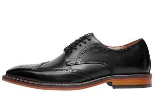 Desai Top Grain Cow Leather Dress Shoes Men's Black
