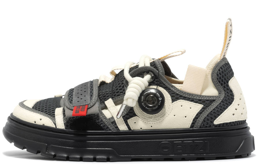 OETZI Super Light 4 The Ice Man Oz, Ugly Cute Shoes Fabric Breathable, Slip Resistant, Abrasion Resistant Low top