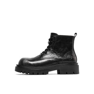 Acupuncture Short Combat Boots Unisex