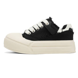 MOMGOG Low top Skateboard Shoes Unisex Black
