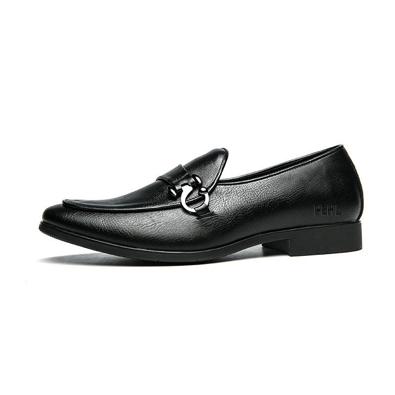 PEHL Men's Casual Shoes Men's Low Top Black/Brown