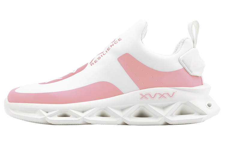NORVINCY Slip on Platform Shoes Women's Pink White