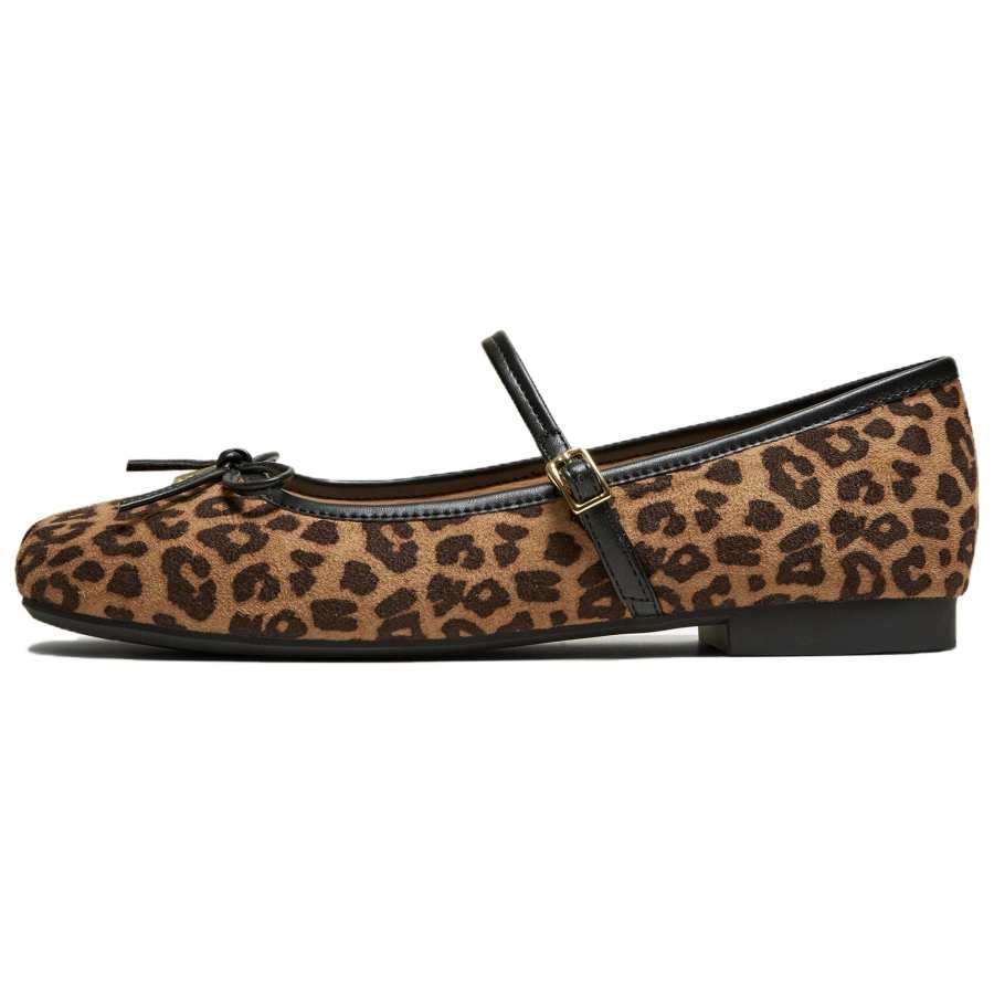 Tata Artificial Leather Mary Jane Shoes Women's Brown/Black