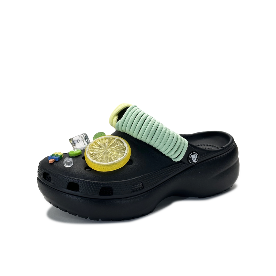 Crocs Crocs Classic Platform Clog Clogs Unisex Black