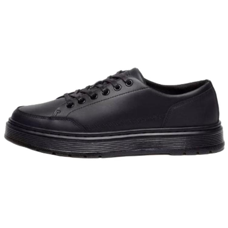 Dr.Martens Brookline Leather Low top Casual Shoes Unisex Black