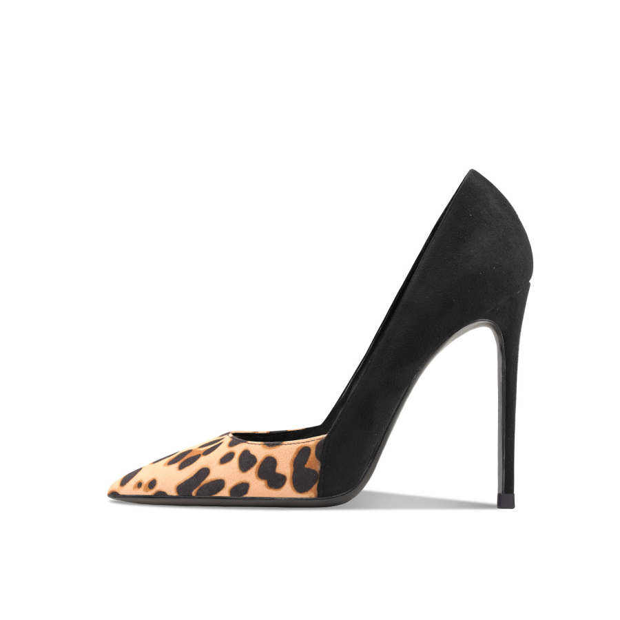 Siwei Siwei Suede Slim Heel High Heels Women's Black