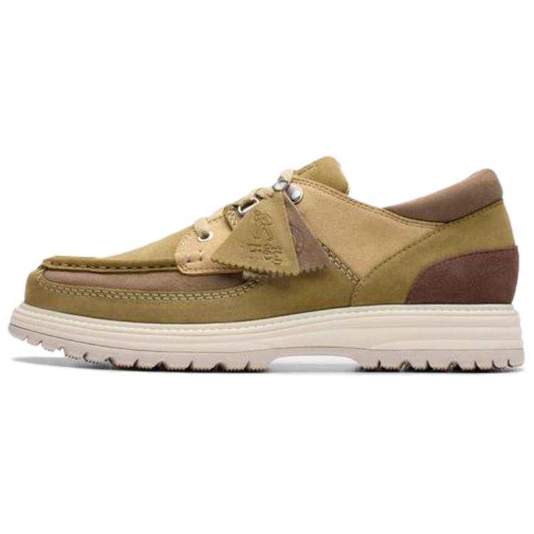 Clarks Its Original 8th ST Cow Split Leather Casual Shoes Men's Yellow