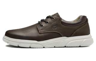 MELLEN Cow Leather Abrasion Resistant Low top Casual Shoes Men's