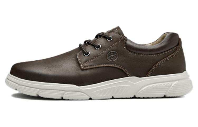MELLEN Cow Leather Abrasion Resistant Low top Casual Shoes Men's