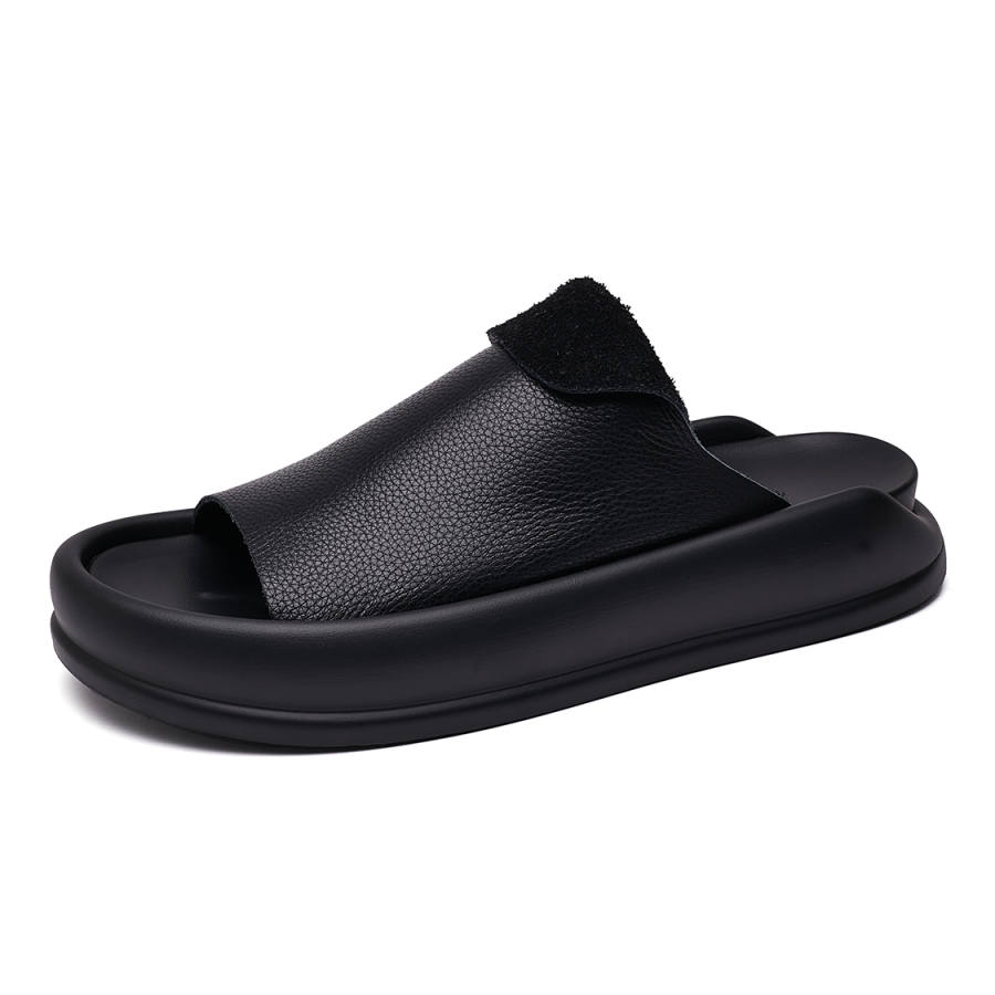 HUITE Odor Resistant Abrasion Resistant Odor Resistant, Abrasion Resistant Slide Slippers Men's Black