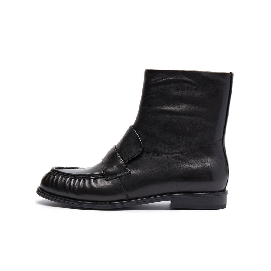 ELLE Combat Boots Slimming Boots Ankle Boots Women's 2025 Women's Boots