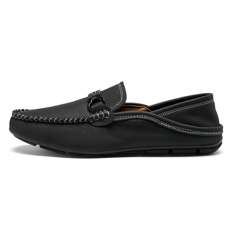 GONGNIULEITING Top Grain Cow Leather Casual Shoes Men's