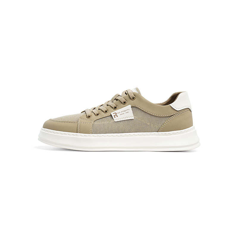 RED DRAGONFLY Synthetic Leather Low top Skateboard Shoes Men's