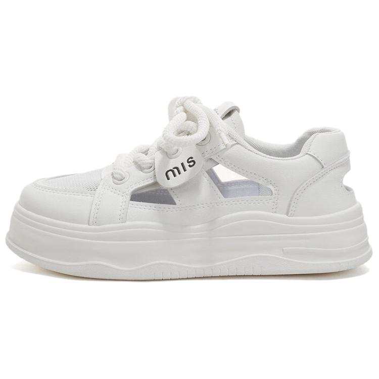 Mulinsen Synthetic Leather, Textile Low top Casual Shoes Women's Beige