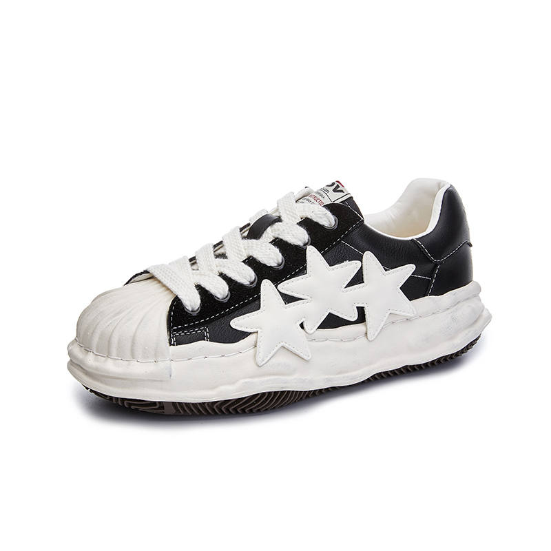 Zdwo Cow Split Leather Low top Skateboard Shoes Women's