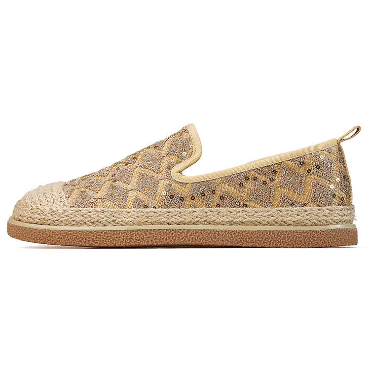 Joy&Mario Espadrilles Women's Gold/Ecru/Black