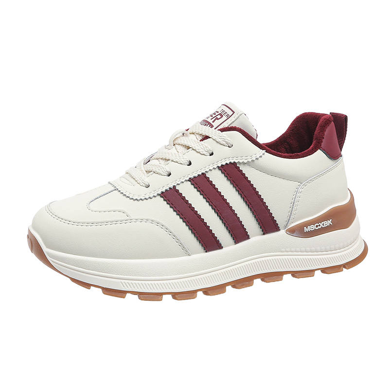 GONGNIULEITING Cow Split Leather Abrasion Resistant Abrasion Resistant Casual Shoes Women's