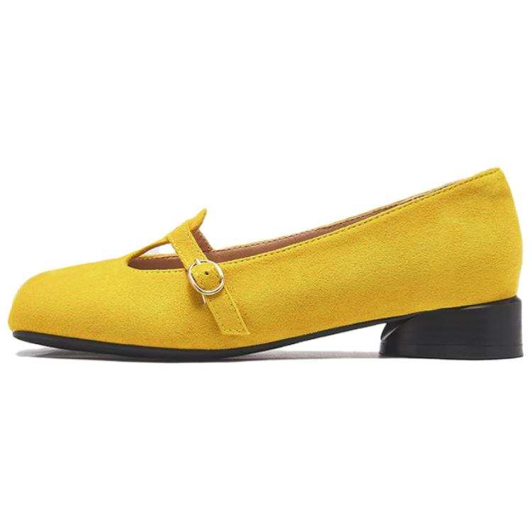 AGSDON Chunky Heel Mary Jane Shoes 3cm Women's