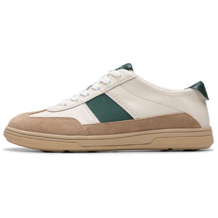 Clarks Craftravel Izy Low top Casual Shoes Unisex White Green