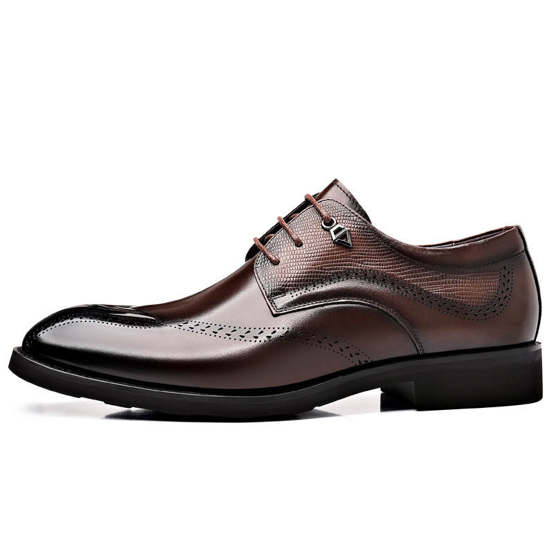 MODENGPAN MODENGPAN Casual Leather Shoes Men's Low Top