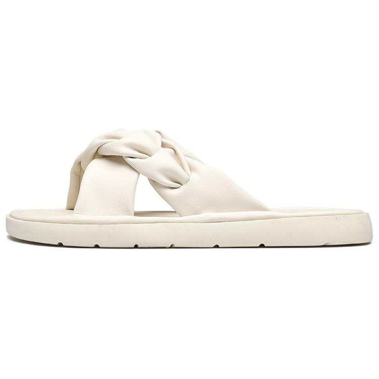 AGSDON Slide Slippers Women's Beige/Apricot/Yellow