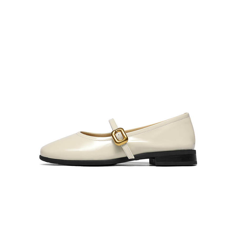 GOLDLION Cow Leather Mary Jane Shoes Women's