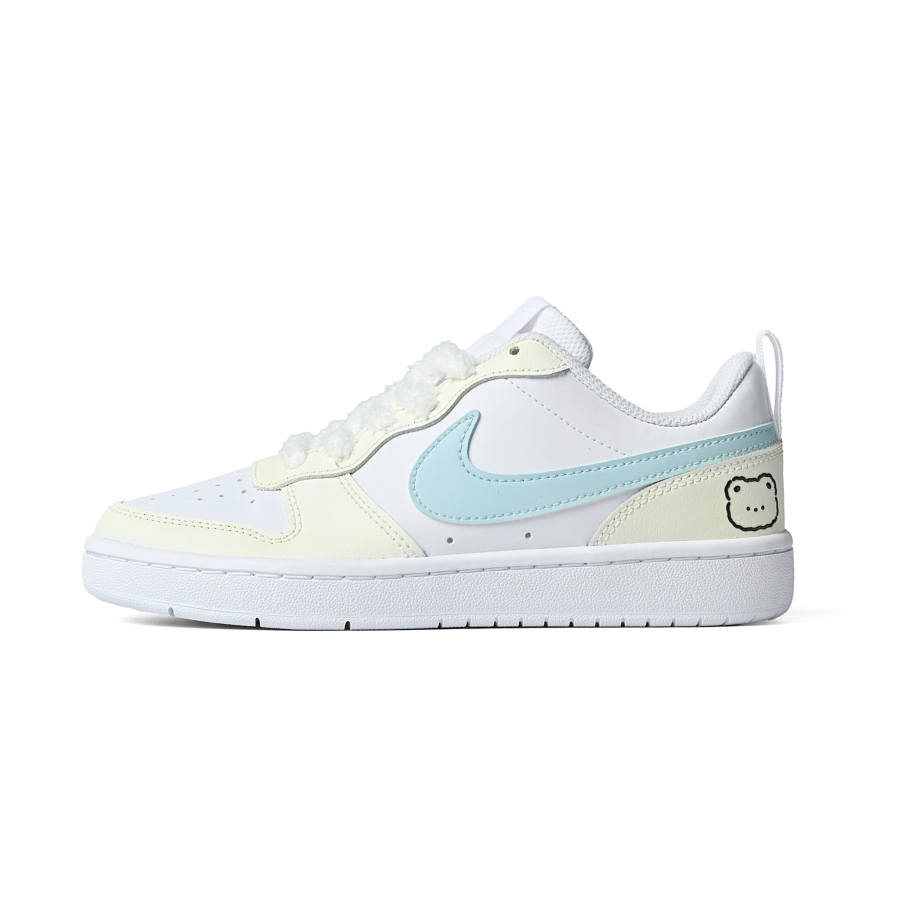 Nike Nike Maris Sal Bear Leather Cushioning Abrasion Resistant Slip Resistant Low top Skateboard Shoes Women's Yellow