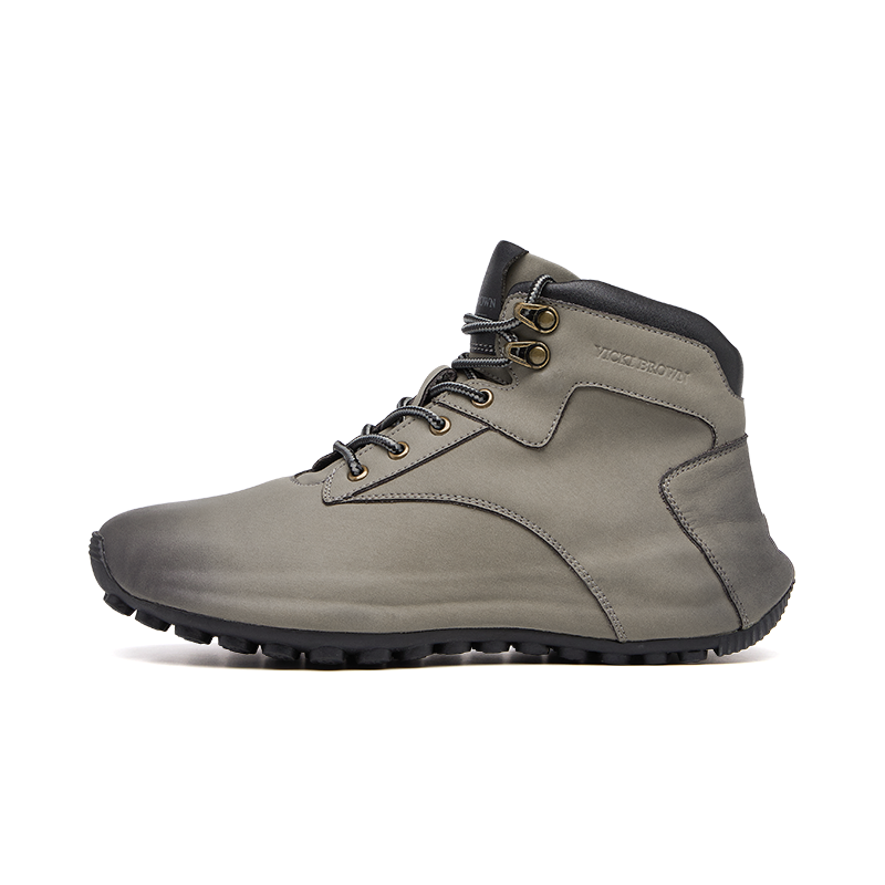 VICKI BROWN Men's Casual Shoes Men's Mid Top Black/Gray/Brown