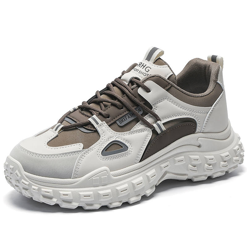 NMR NMR Synthetic Leather Low top Chunky Sneakers Men's