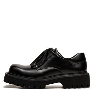 1997K Casual Leather Shoes Men's Low Top Black