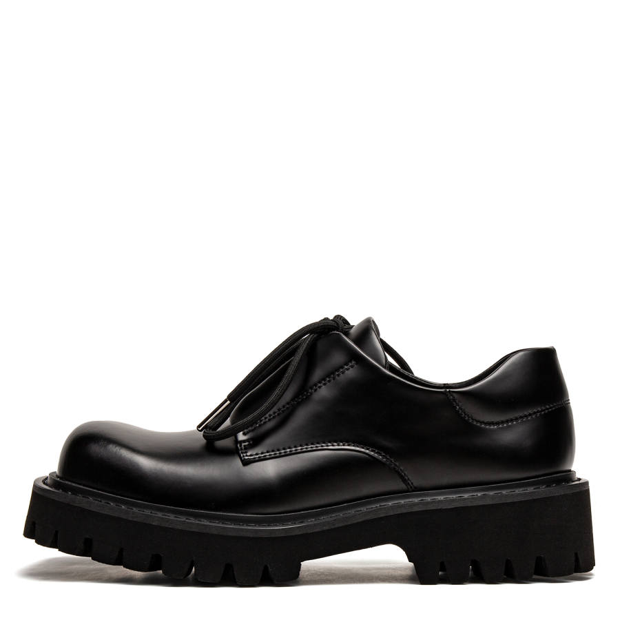 1997K Casual Leather Shoes Men's Low Top Black