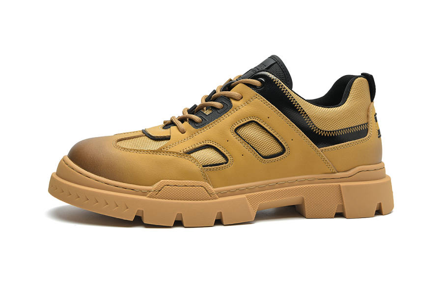 HLA HLA Work Boots Men's Low Top Yellow/Dark Gray