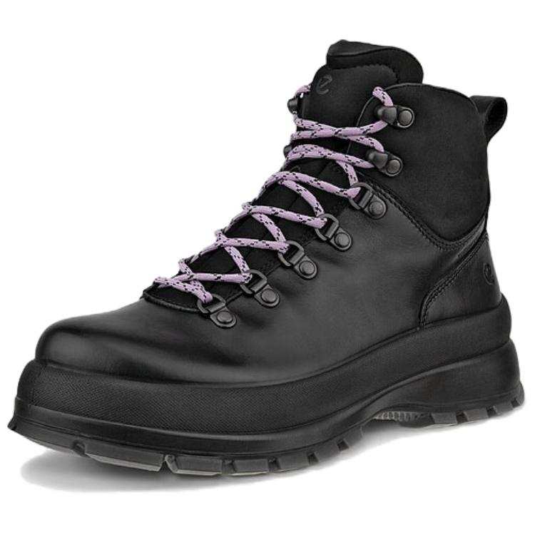 Ecco Ecco Trace 30 Cow Leather Short Combat Boots Women's Black