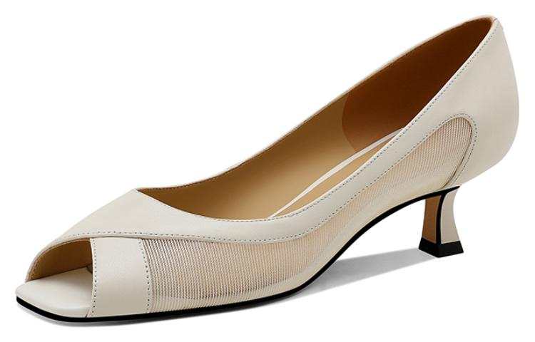 JESSICA SOPHIA Mesh Slim Heel High Heels 4.5cm Women's