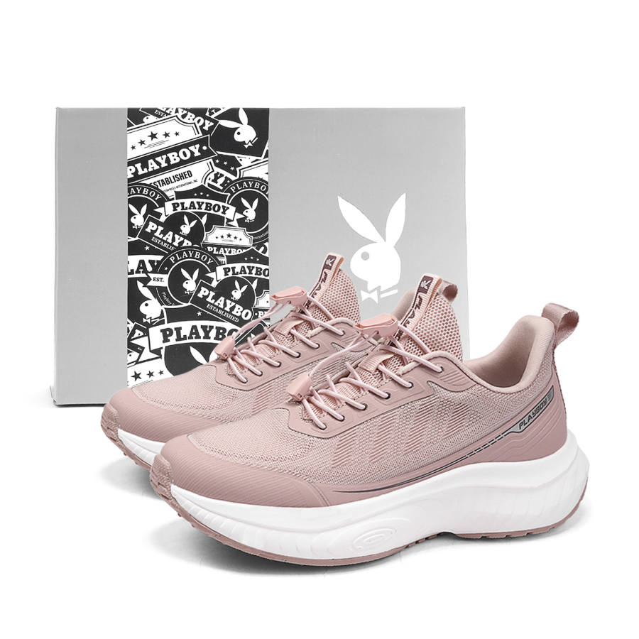 Playboy Low top Mountaineering & Hiking Shoes Women's Pink Box Included