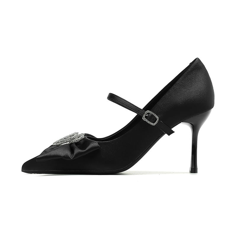 Zubumei Slim Heel High Heels 8cm Women's