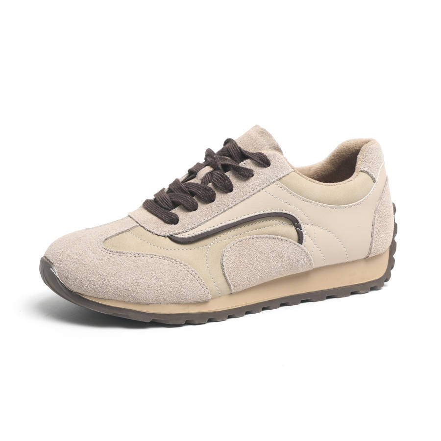 O.L Cow Suede Abrasion Resistant Low top Casual Shoes Women's
