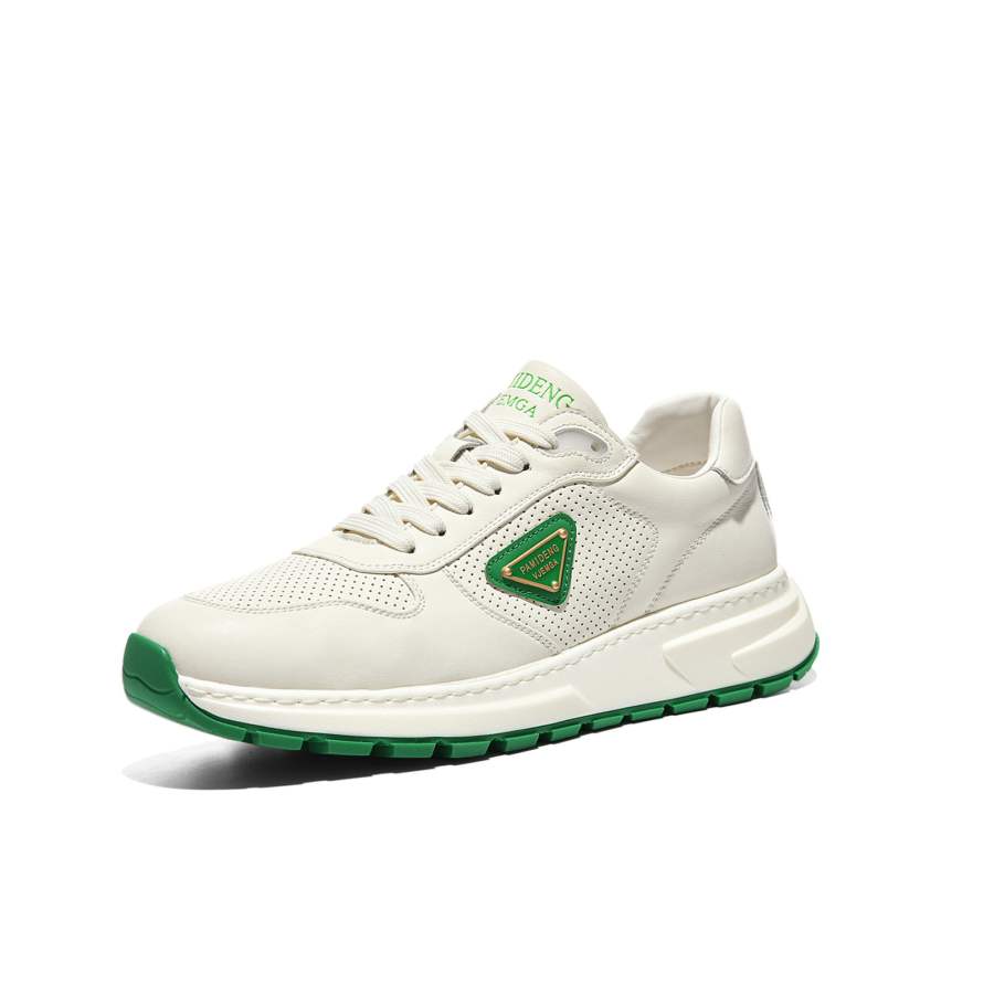 MOXU Cow Split Leather Breathable Low top Casual Shoes Men's