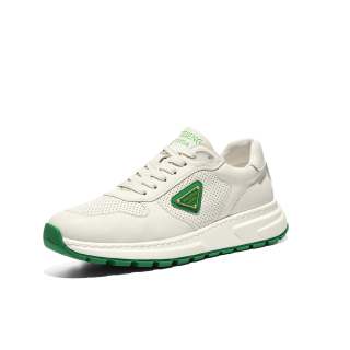 MOXU Cow Split Leather Breathable Low top Casual Shoes Men's