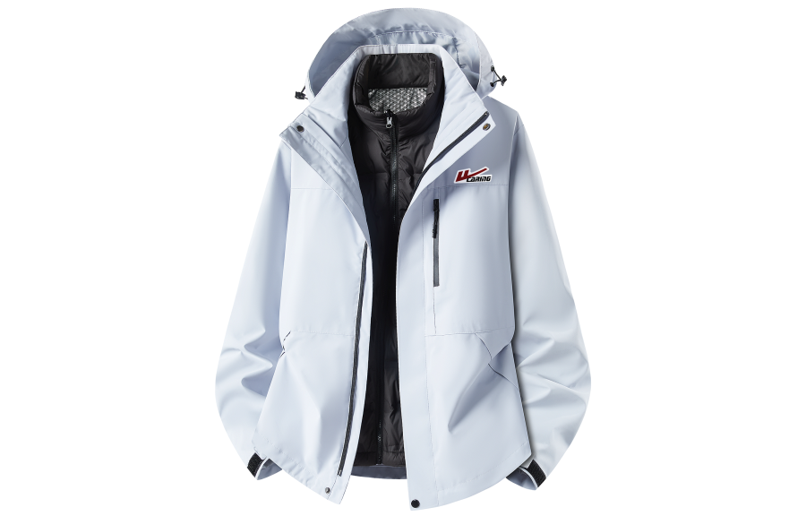 WARRIOR WARRIOR Down Jackets Women's Hooded Moderate 3 In 1 Down Jacket
