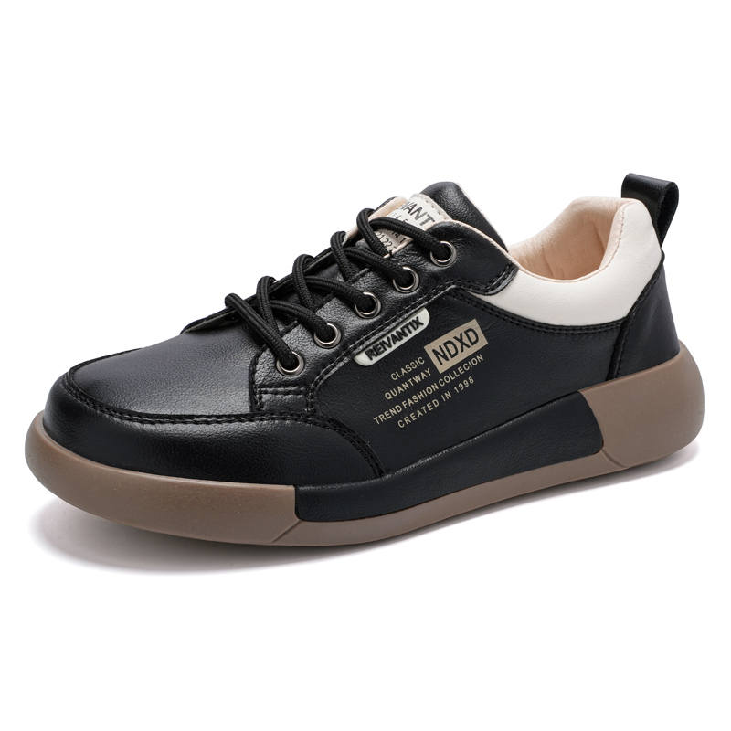 Reivantix Reivanti Microfiber Leather Casual Shoes Women's Black