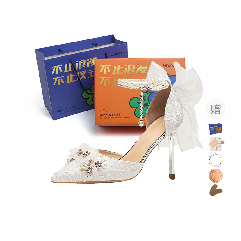 WOXXXN High Heels Women's White