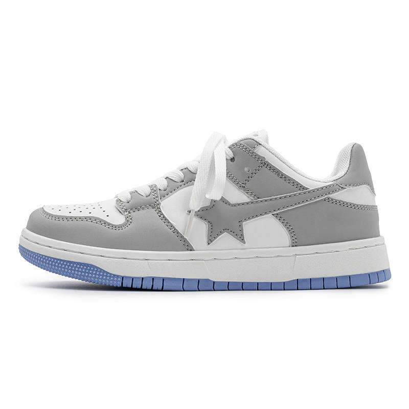 N6K8 Slip Resistant Abrasion Resistant Slip Resistant Abrasion Resistant Low top Skateboard Shoes Unisex
