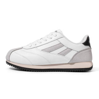 NSTCU Synthetic Leather Low top Casual Shoes Women's White Gray
