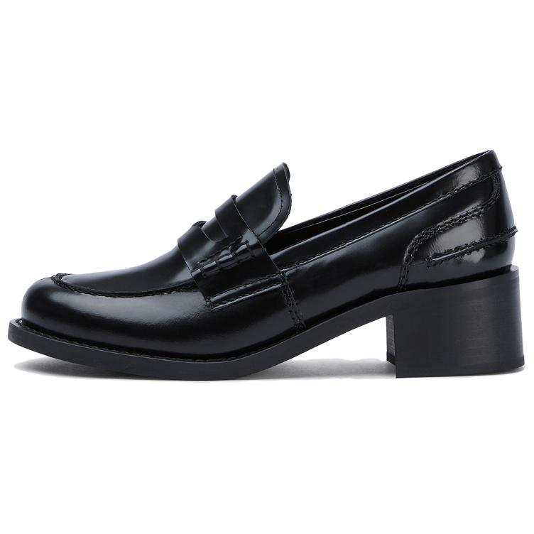 Tony Bianco Cow Leather Loafers Women's Black