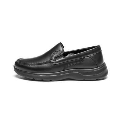 J.BENATO Sheepskin Casual Shoes Men's Black