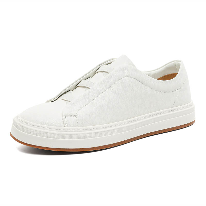 V05 V05 Microfiber Leather Low top Skateboard Shoes Men's White